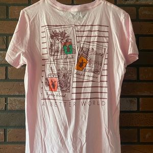 Light Pink Dutch Bros shirt March 2019